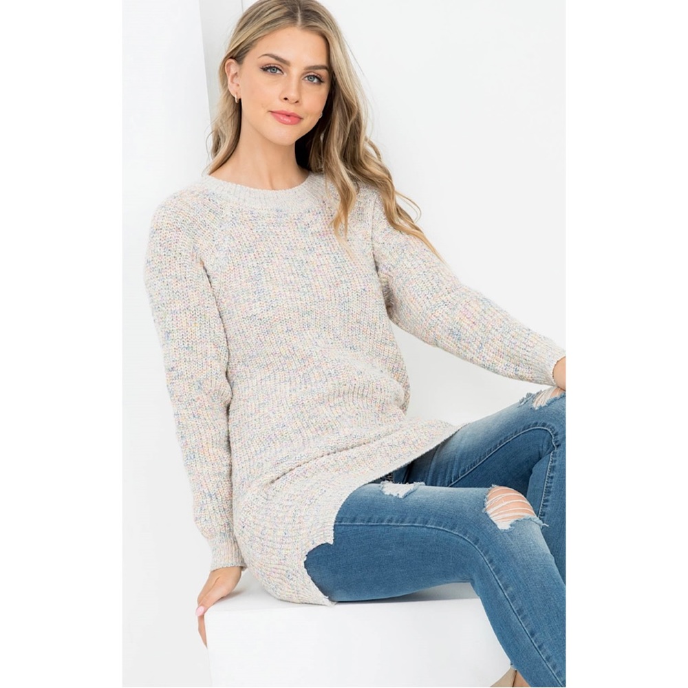 Speckled Ivory Sweater